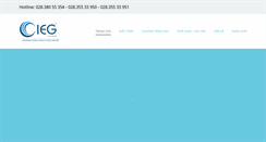 Desktop Screenshot of ieg.edu.vn