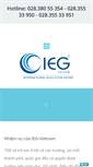 Mobile Screenshot of ieg.edu.vn