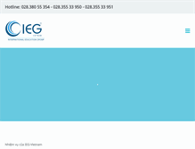 Tablet Screenshot of ieg.edu.vn