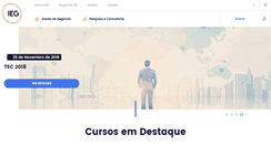 Desktop Screenshot of ieg.com.br